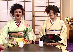 Hot group sex with naughty Japanese babes Sakura Scott & Sayuri
