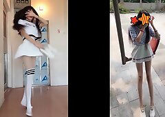 T. show de garota asiática, 18 anos bébé sexy cutie esquerda ou direita parte 2