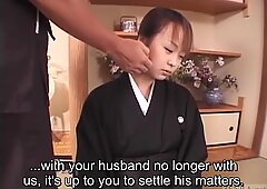 Subtitles mourning Japanese wife debt payback