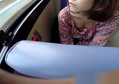 Asiática masturbação feminina no trem