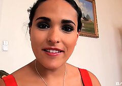 Big fake boobs Valery Summer fucked in her mouth and bottom