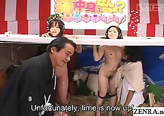 Crazy Japanese game show mini farm blowjob Subtitles