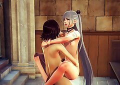 Yaoi Femboy - Sissy guy gets fucked several times in a church part 1 - Sissy crossdress Japanese Asian Manga Anime Film  Game Porn Gay
